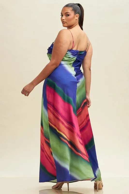 Rainbow Maxi Dress (S-2X) sold by Valencia Boutique product image thumbnail 2
