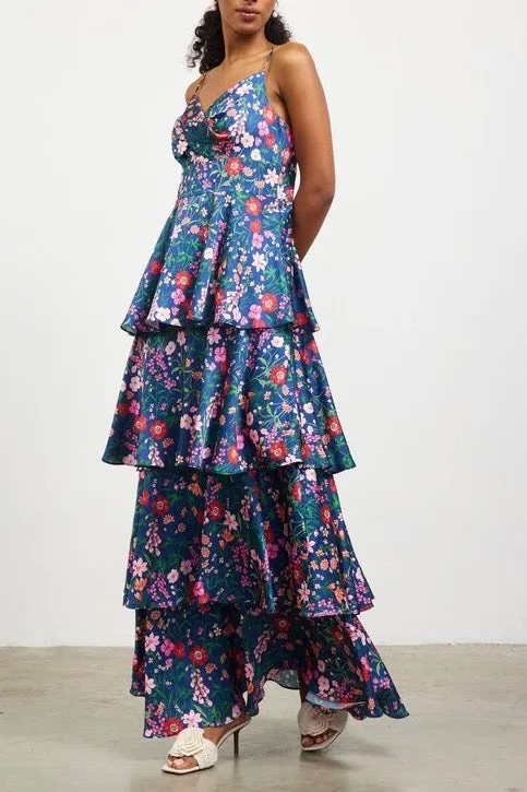 Floral Tiered Maxi Dress sold by Valencia Boutique