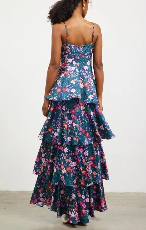 Floral Tiered Maxi Dress sold by Valencia Boutique product image thumbnail 2