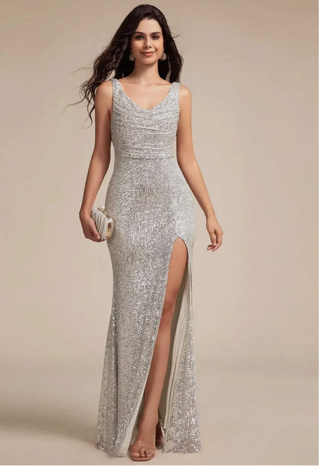 Sequin Maxi Dress (XS-XXL) sold by Valencia Boutique