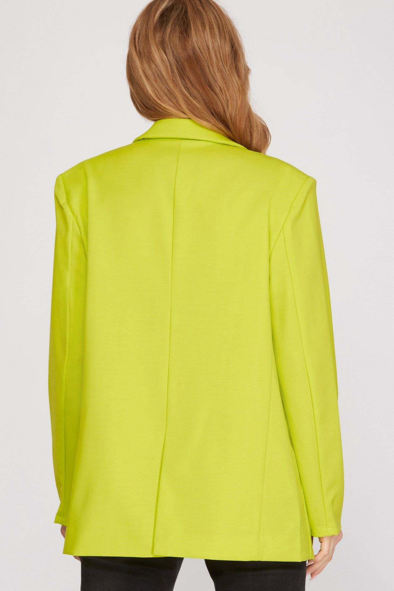 Chartreuse Blazer sold by Valencia Boutique product image thumbnail 2