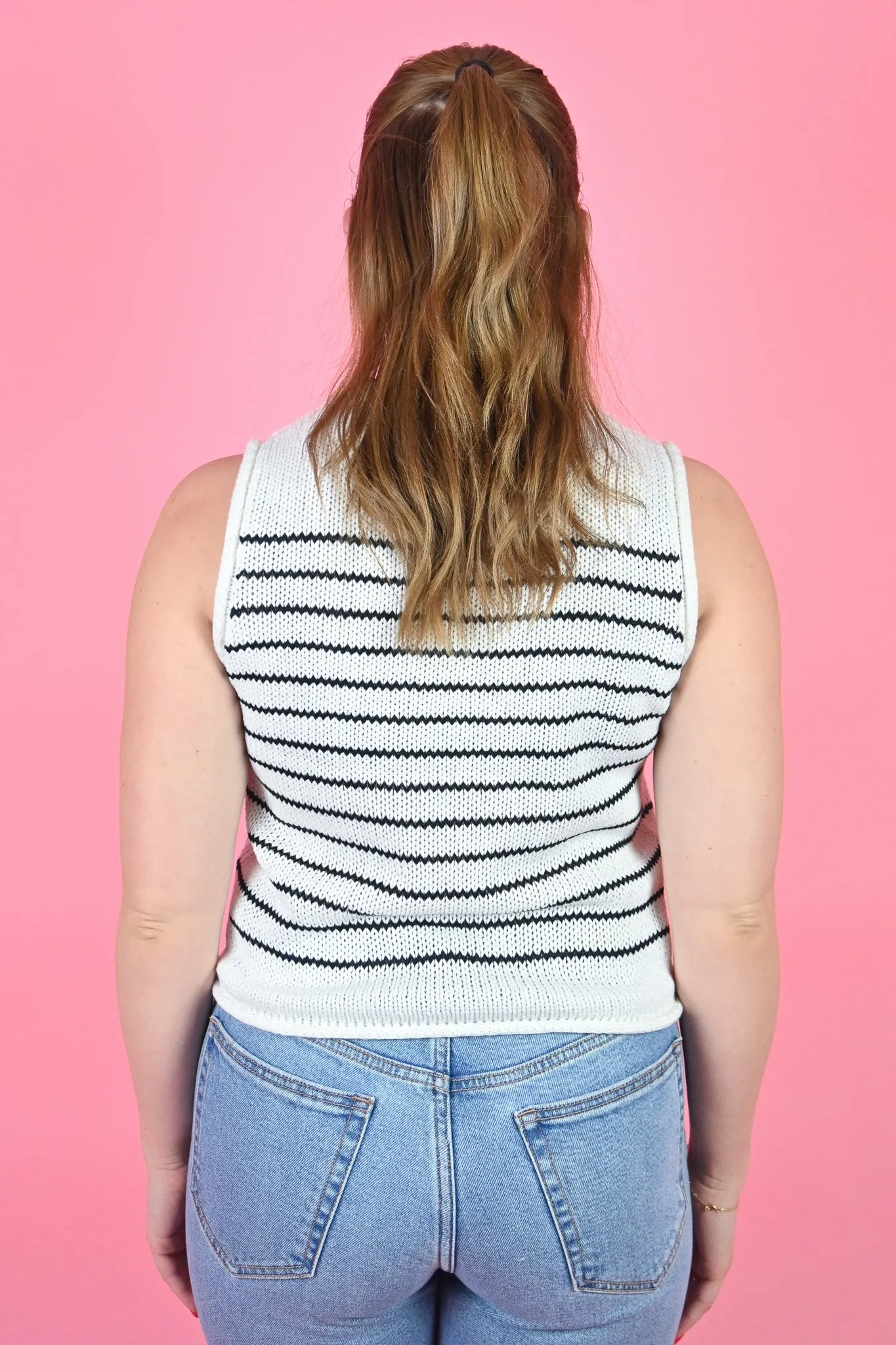 Striped Knit Tank sold by Valencia Boutique product image thumbnail 2