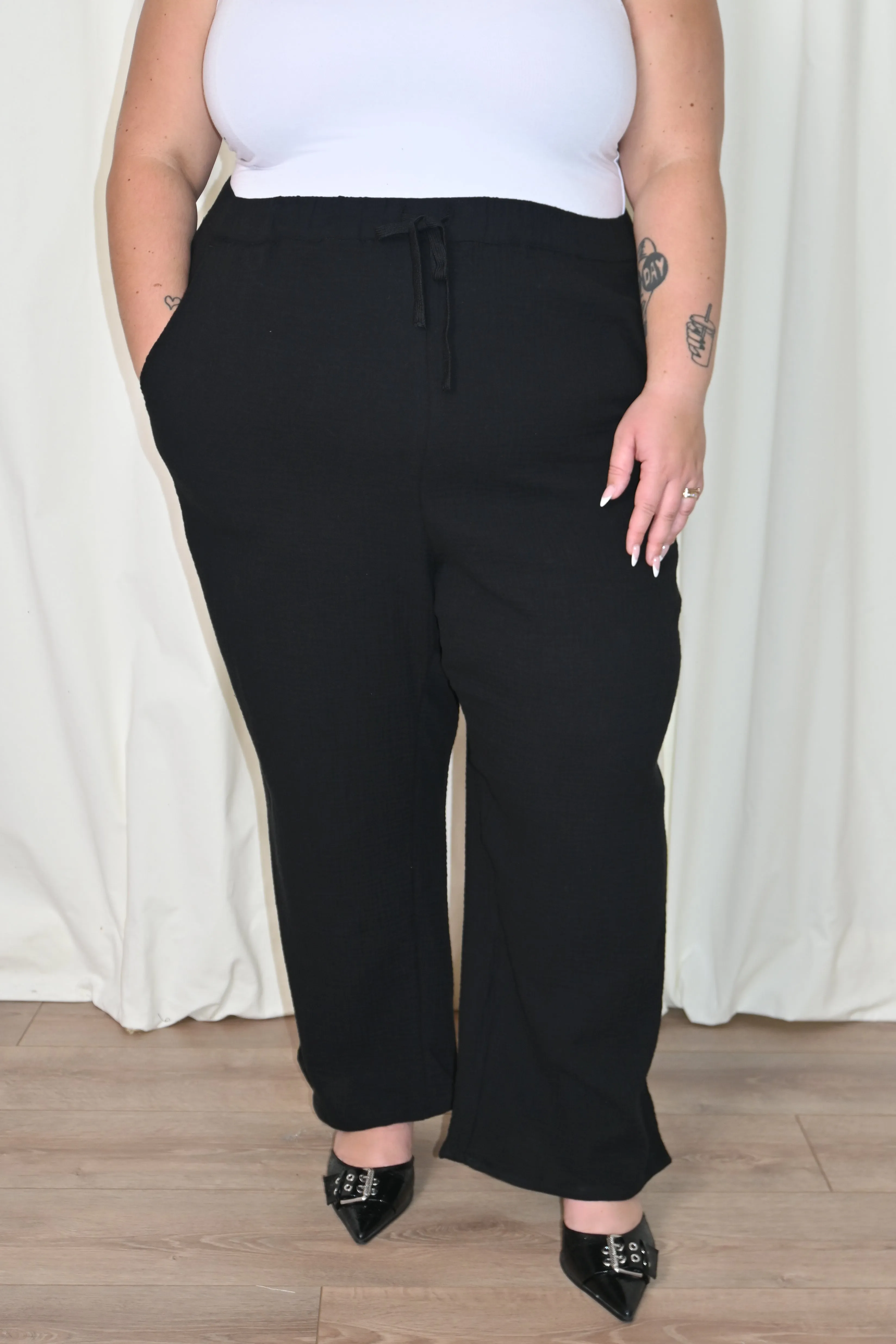 CURVE Gauzey Casual Pant sold by Valencia Boutique product image thumbnail 2