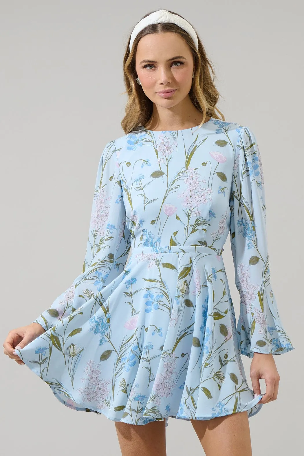 Floral Mini Dress (XS-3X) sold by Valencia Boutique product image thumbnail 3