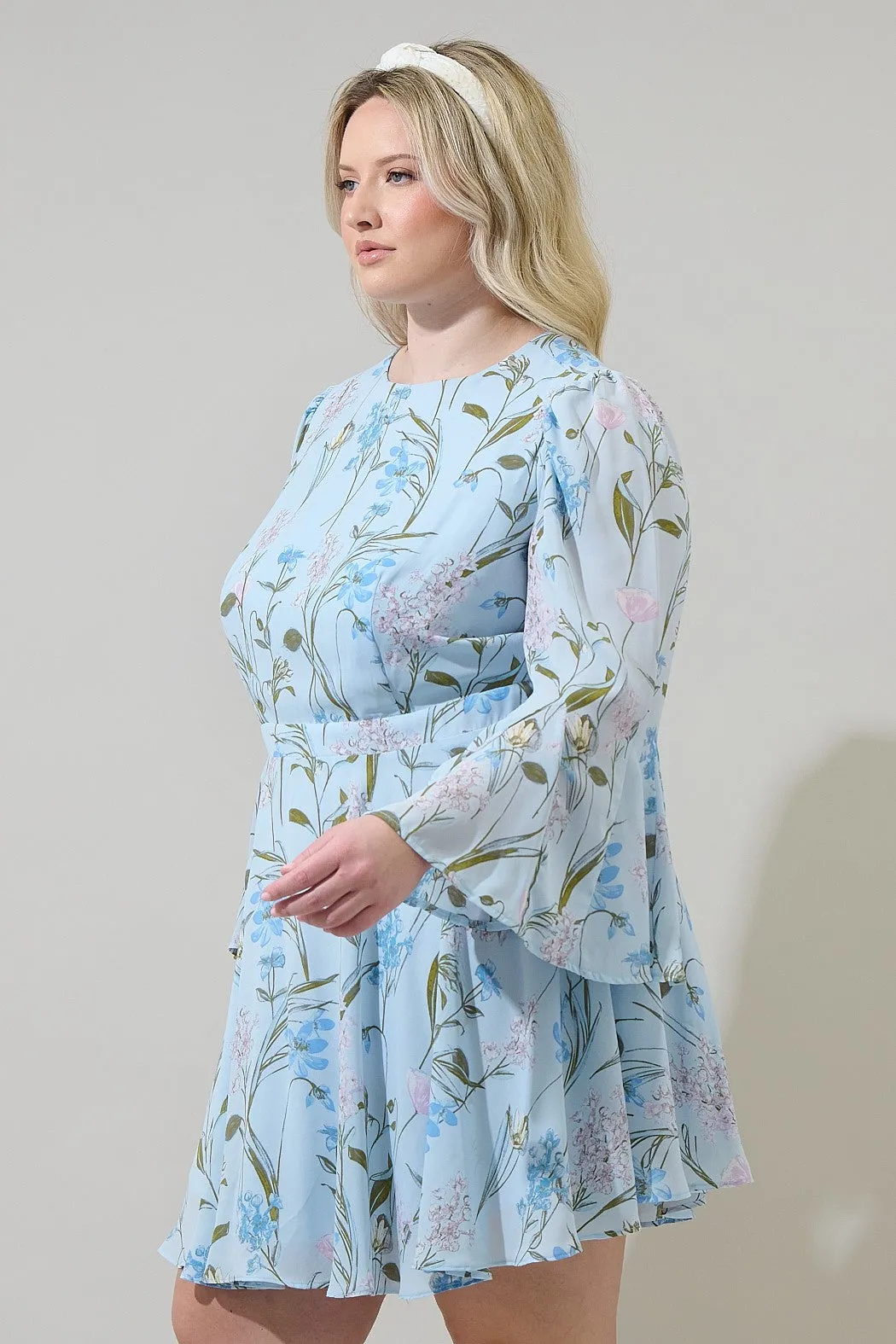 Floral Mini Dress (XS-3X) sold by Valencia Boutique product image thumbnail 5