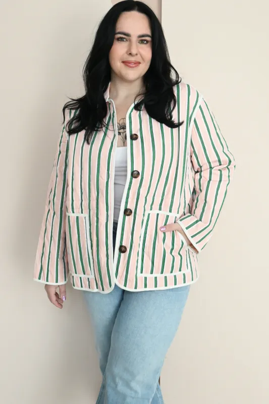 CURVE Reversible Quilted Jacket sold by Valencia Boutique