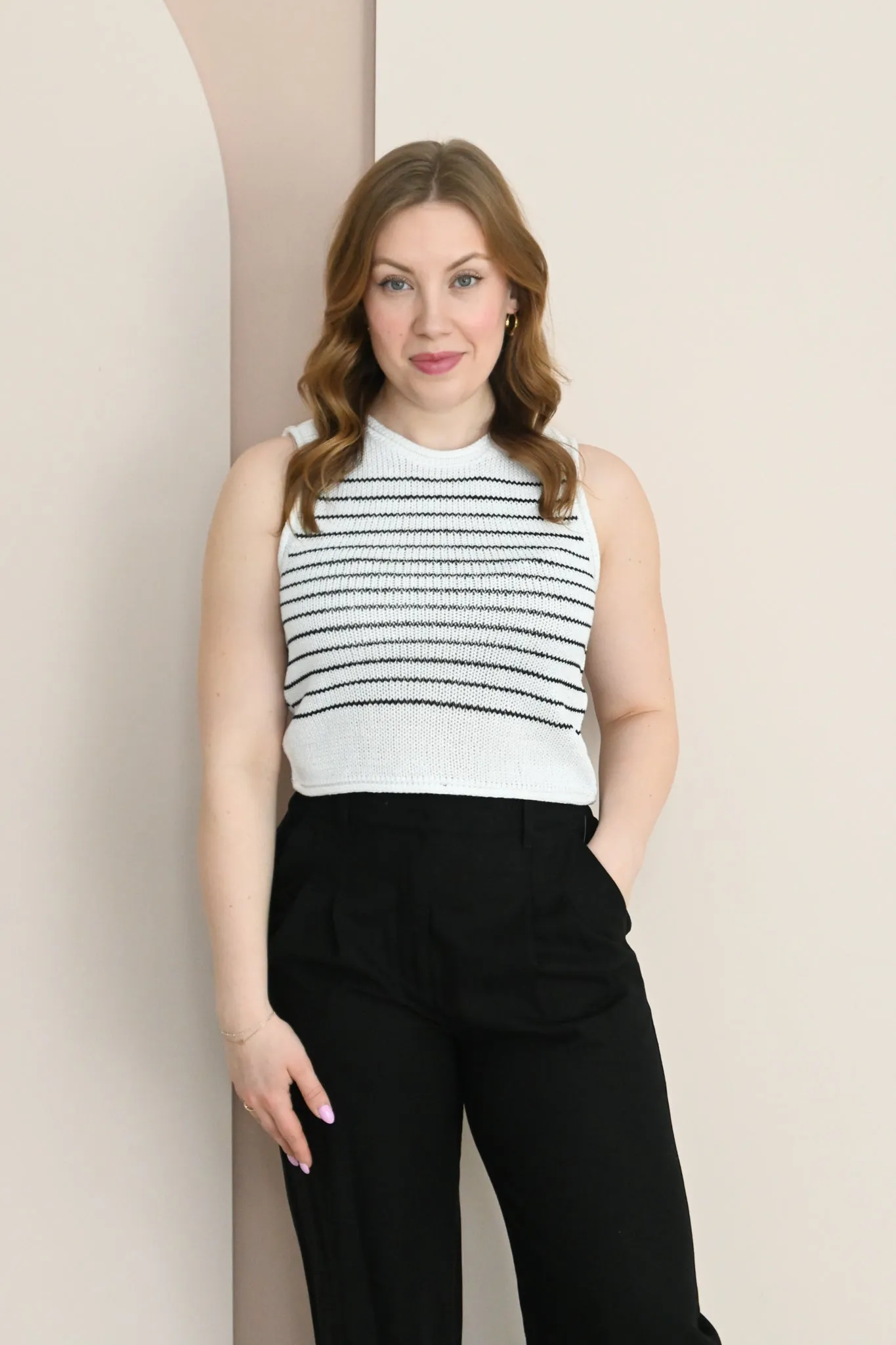Kerensa Striped Tank sold by Valencia Boutique product image thumbnail 2