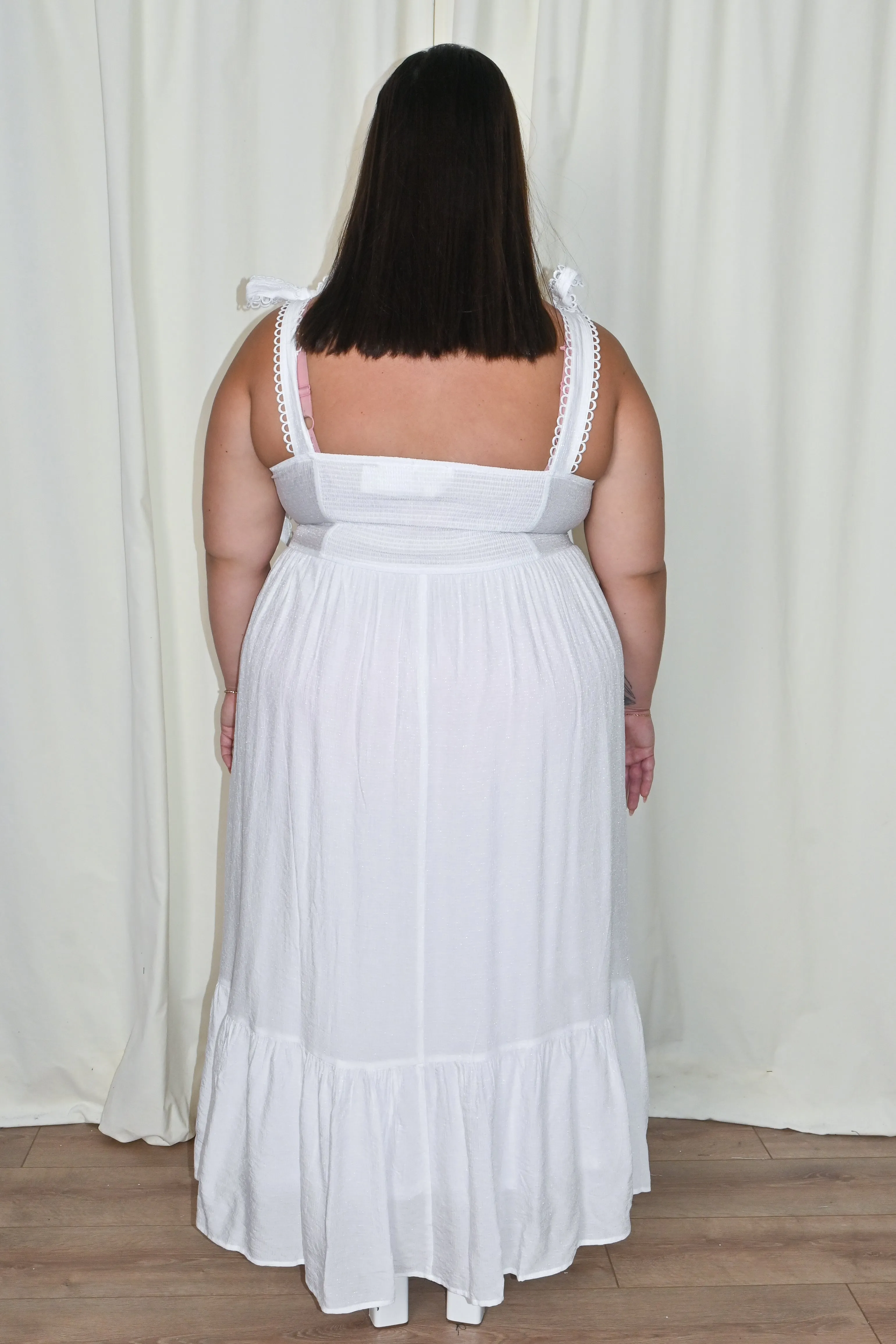 CURVE Tie Strap Midi Dress sold by Valencia Boutique product image thumbnail 4