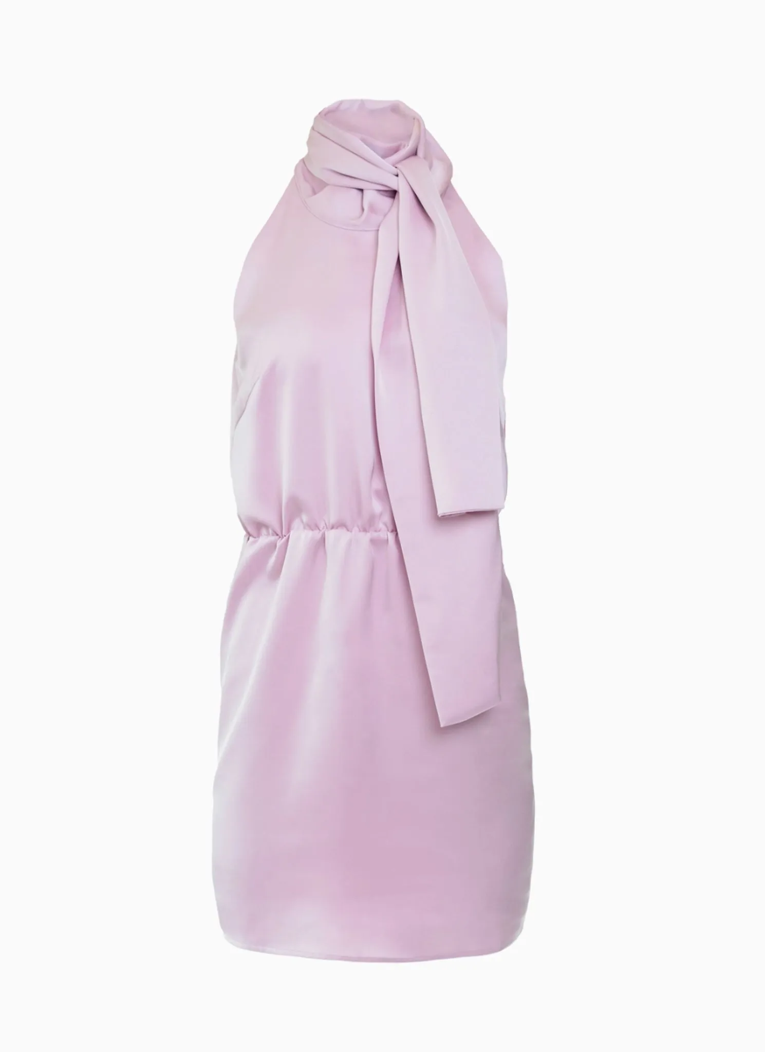 CURVE Bow Halter Mini Dress sold by Valencia Boutique product image thumbnail 3