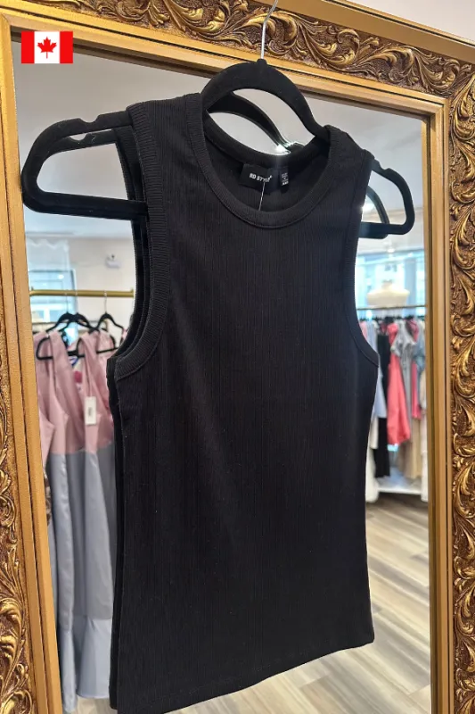 Maria Ribbed Muscle Tank sold by Valencia Boutique