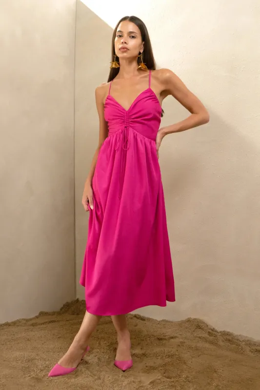 Elyse Midi Dress sold by Valencia Boutique
