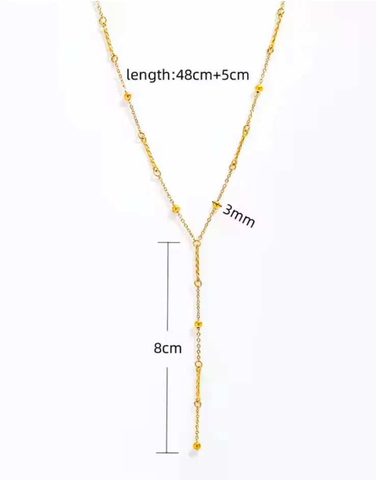 Lariat Necklace sold by Valencia Boutique product image thumbnail 3