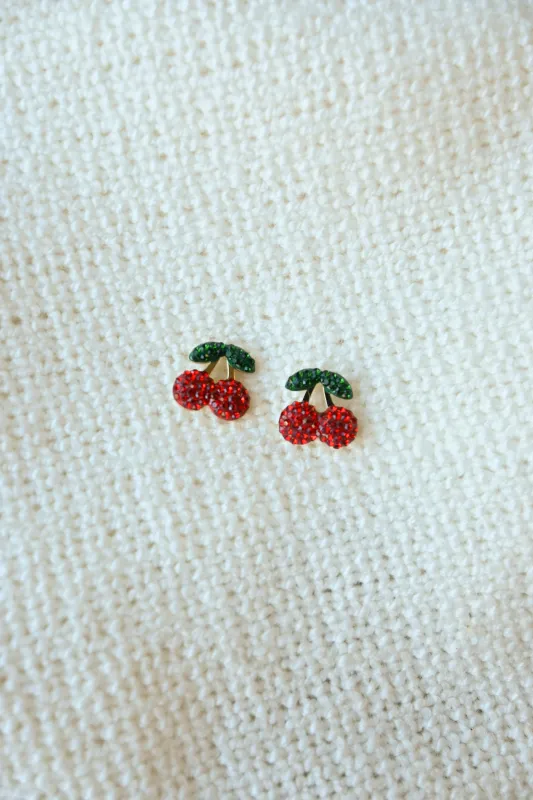 Cherry Stud sold by Valencia Boutique