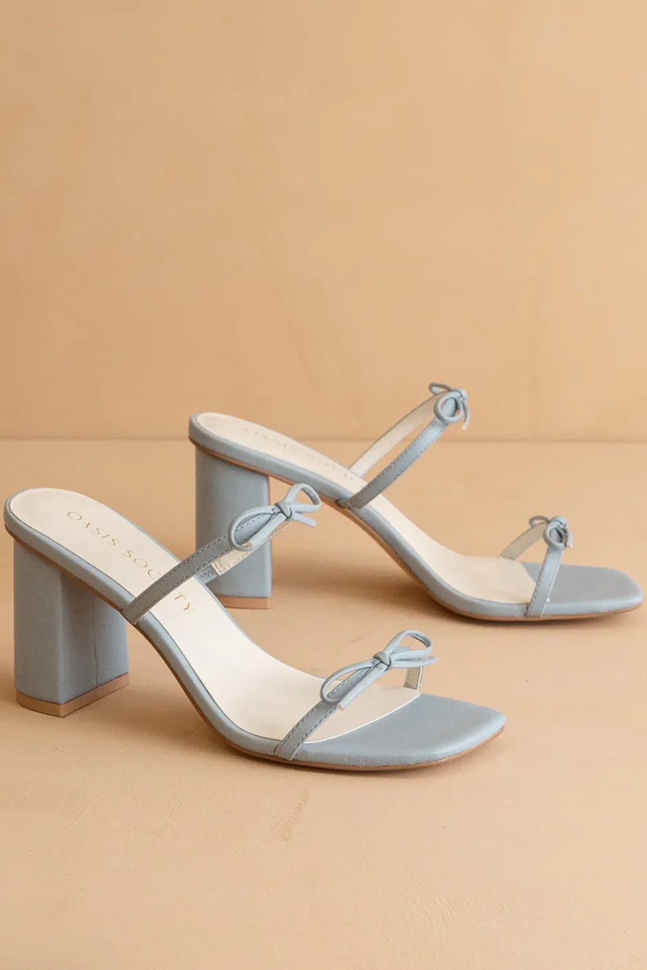 Wendy Bow Heel Sandal sold by Valencia Boutique