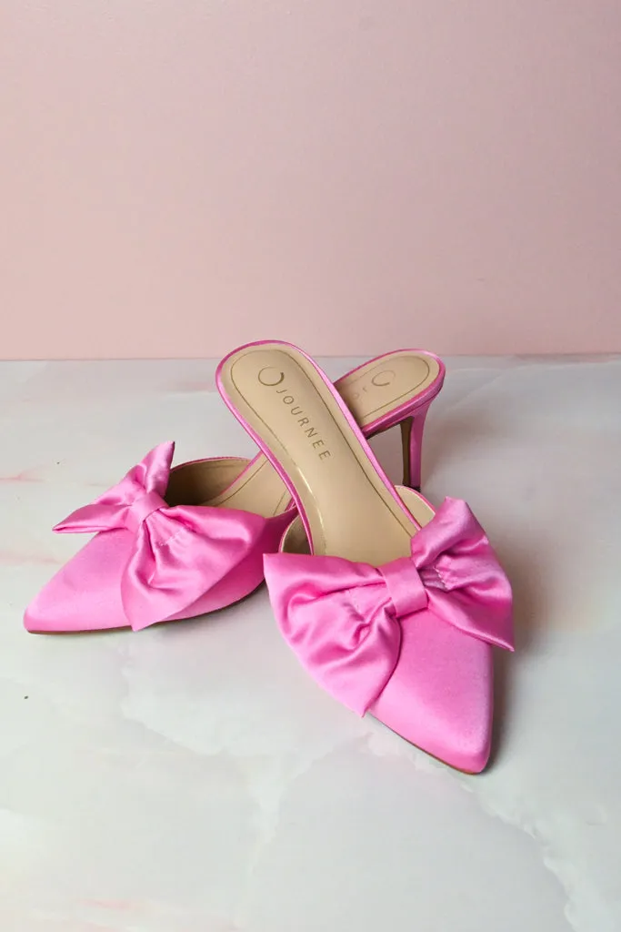 Tiara Wide Width Bow Heel sold by Valencia Boutique