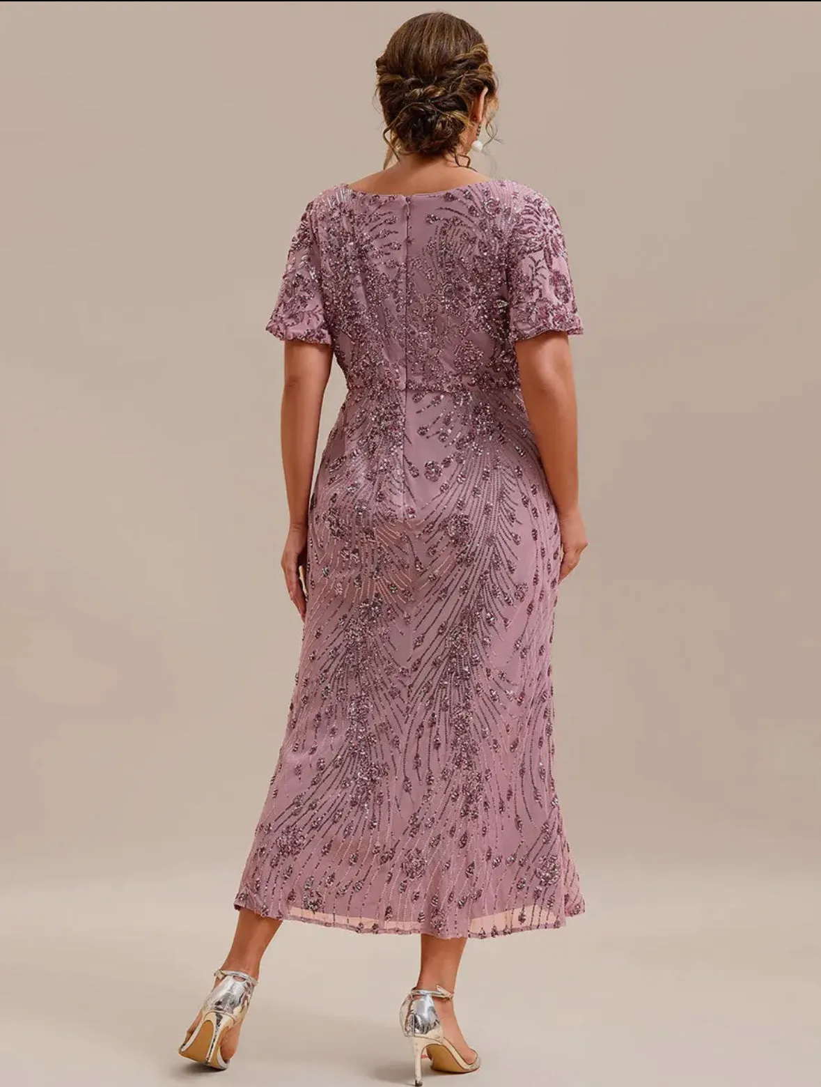 Sequin Midi Dress (4-24) sold by Valencia Boutique product image thumbnail 4