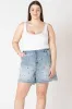 CURVE Embroidered Jean Shorts sold by Valencia Boutique