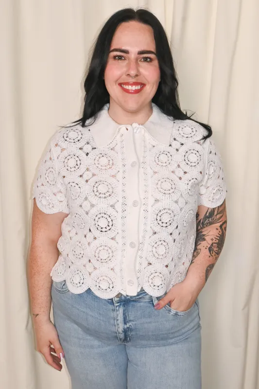 Thekla Crochet Top sold by Valencia Boutique