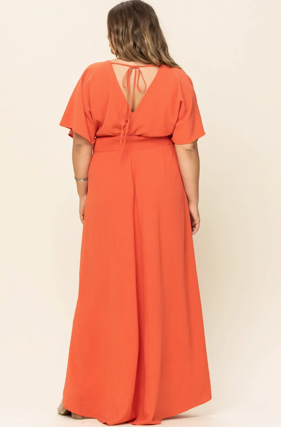 CURVE Faux Wrap Maxi Dress sold by Valencia Boutique product image thumbnail 4