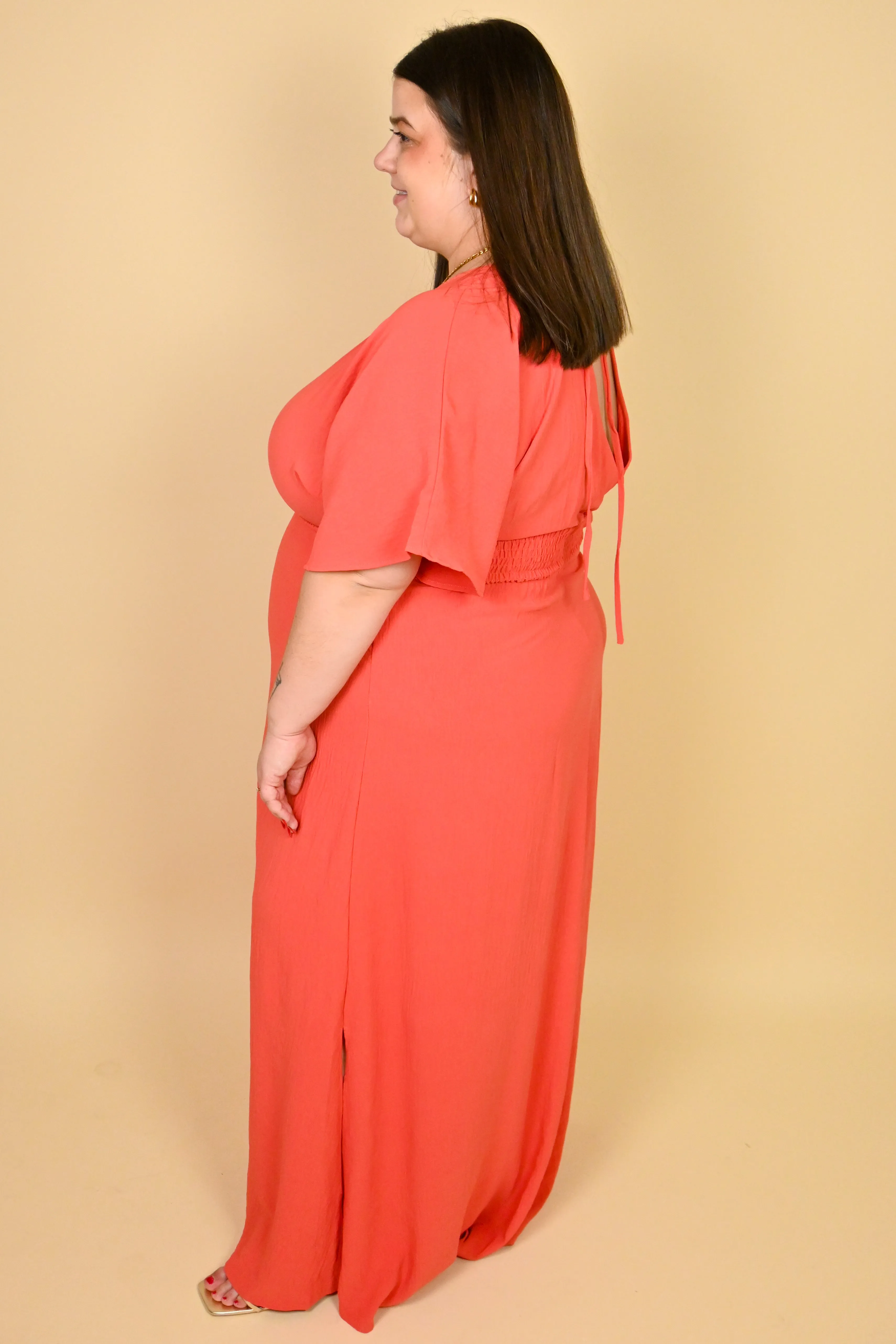 CURVE Faux Wrap Maxi Dress sold by Valencia Boutique product image thumbnail 2