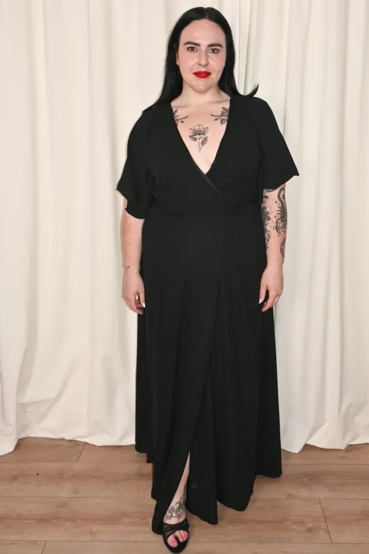 CURVE Wrap Maxi Dress sold by Valencia Boutique