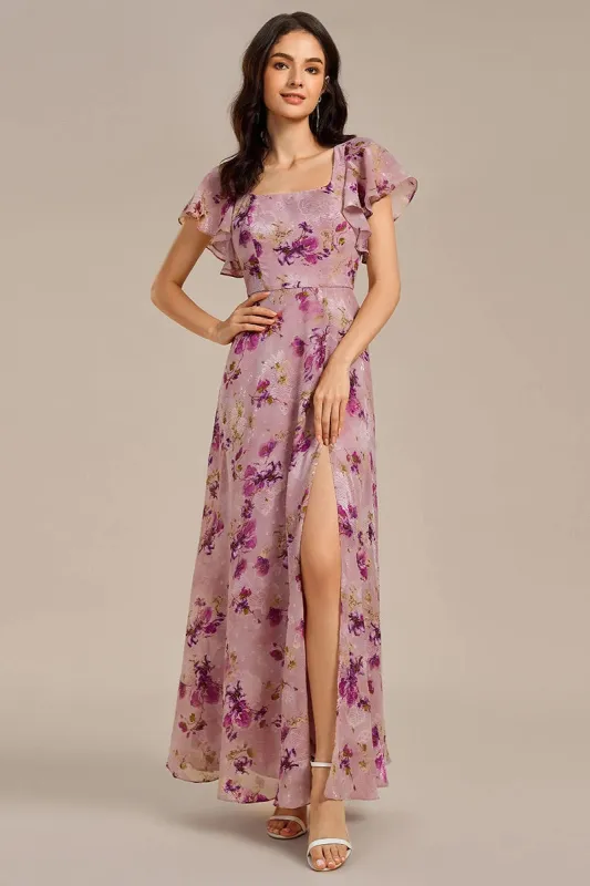 Garden Party Floral Maxi dress sold by Valencia Boutique