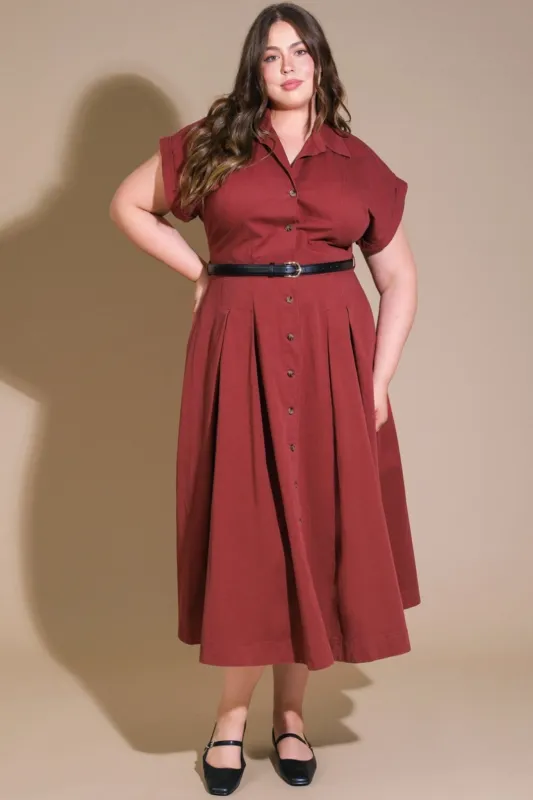 CURVE Eloise Shirt Dress sold by Valencia Boutique