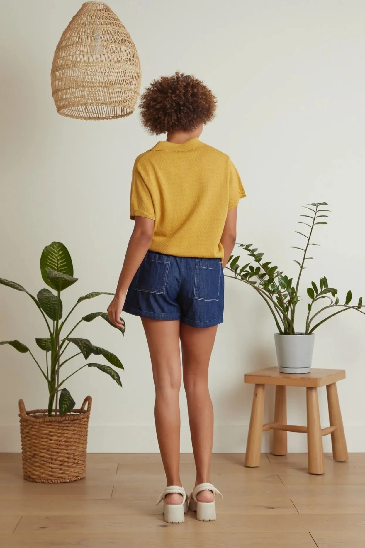 Antigua Knit Short Sleeve Top sold by Valencia Boutique product image thumbnail 4