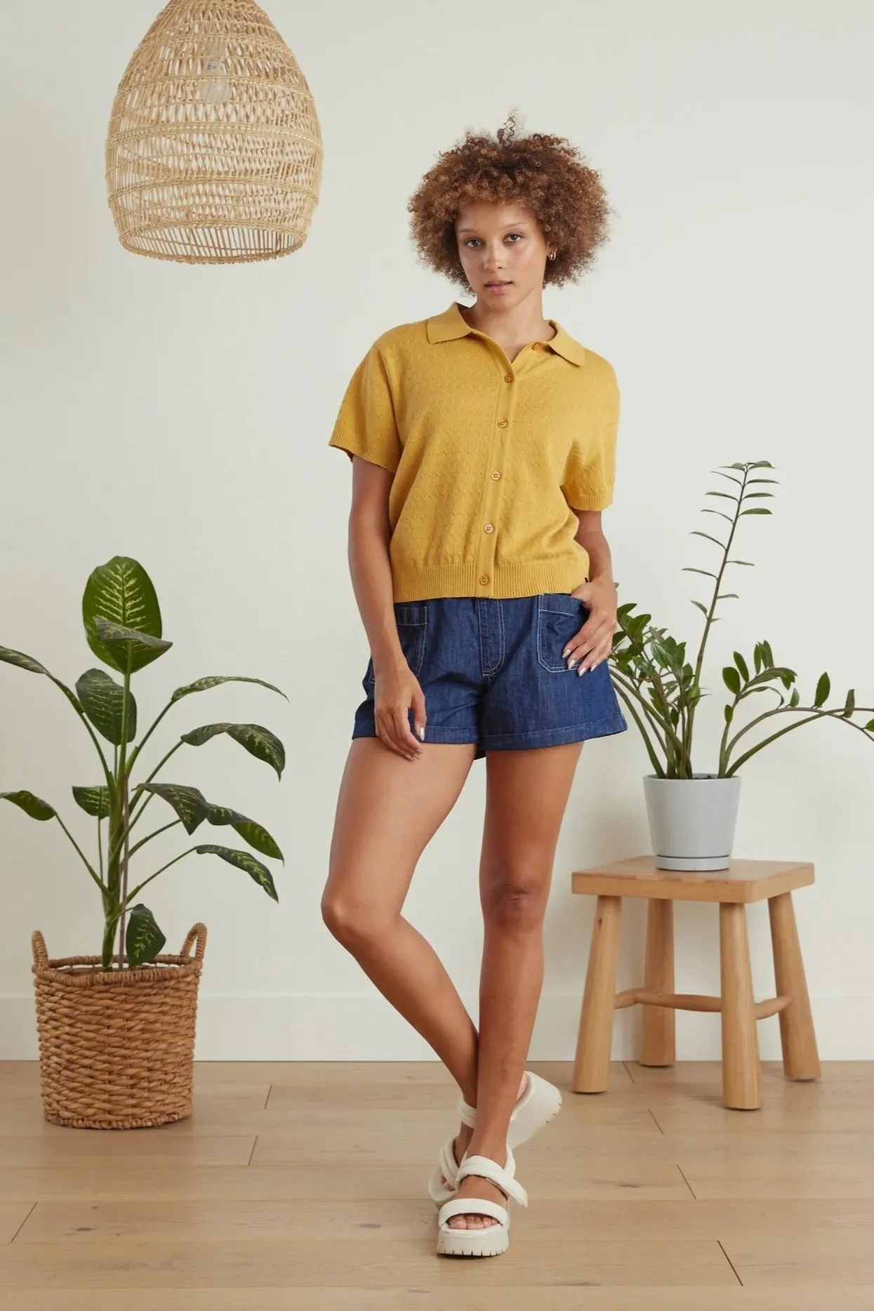 Antigua Knit Short Sleeve Top sold by Valencia Boutique product image thumbnail 3