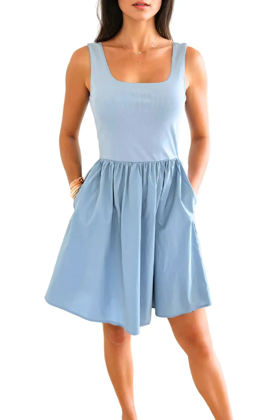 Tara Poplin Mini Dress (S-XXL) sold by Valencia Boutique product image thumbnail 2