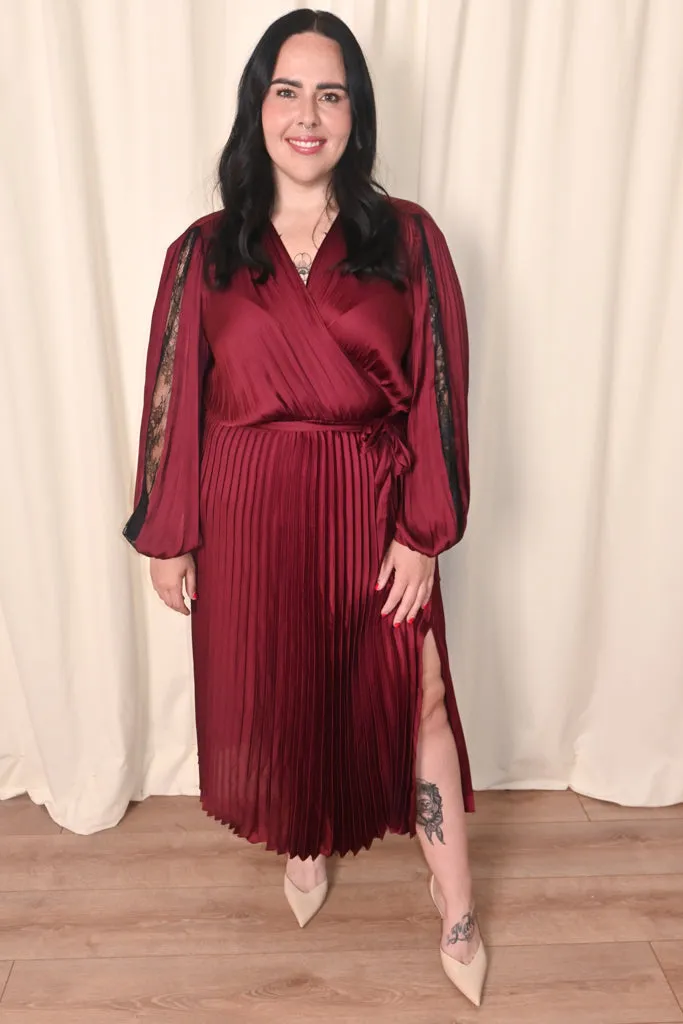 Pleated Midi Dress (S-XXL) sold by Valencia Boutique product image thumbnail 5