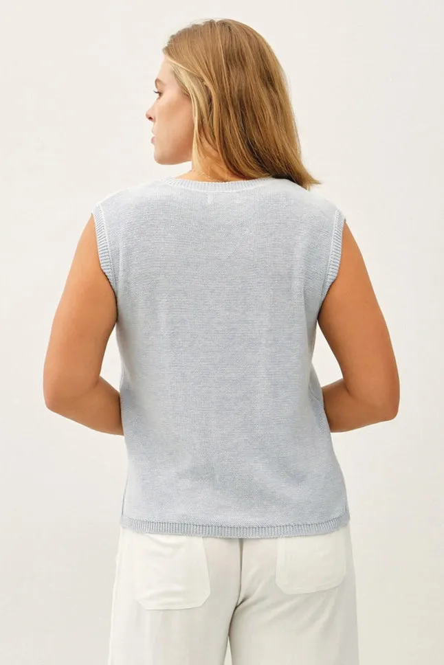 CURVE Slub Knit Vest sold by Valencia Boutique product image thumbnail 3