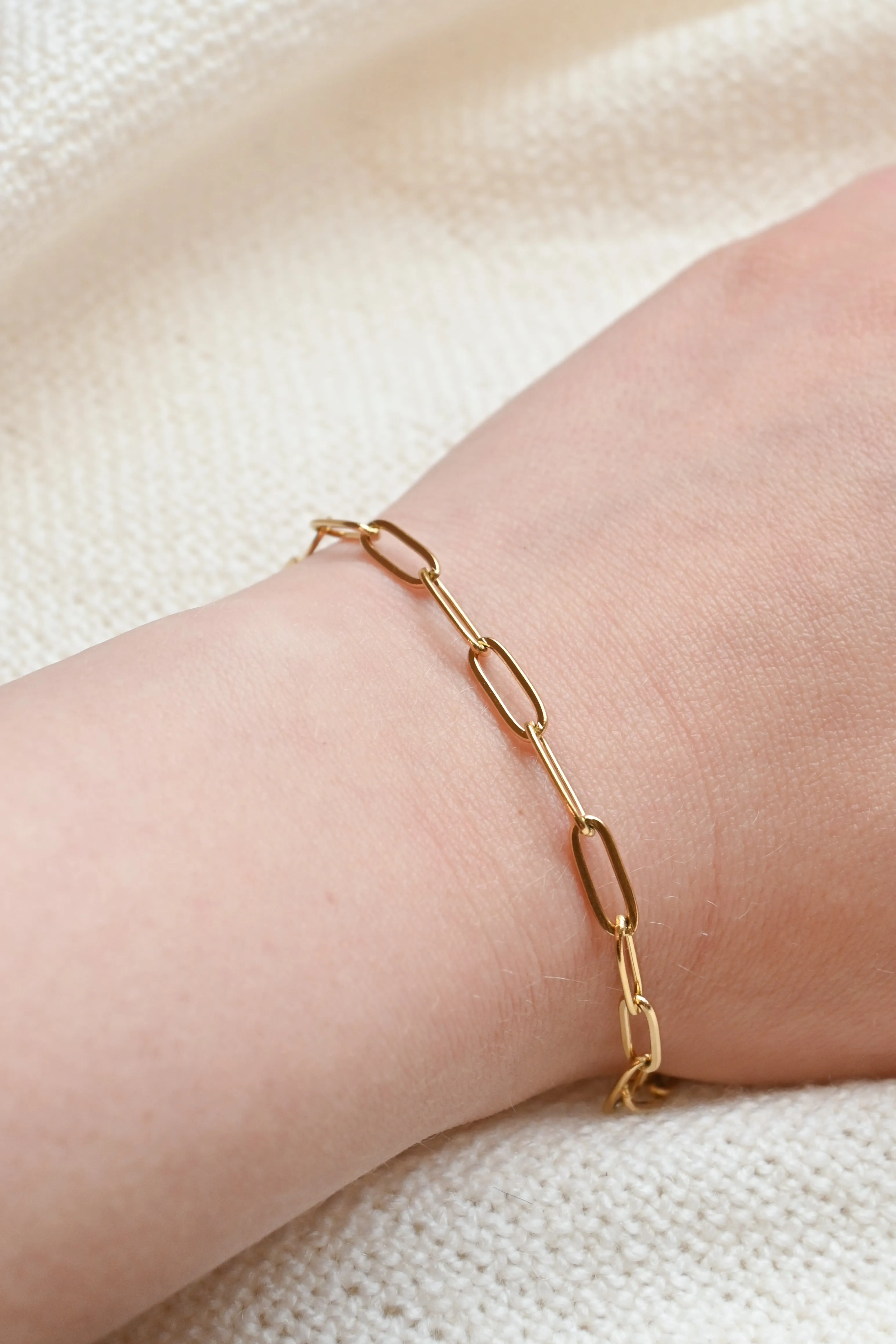 Paperclip Bracelet sold by Valencia Boutique product image thumbnail 2