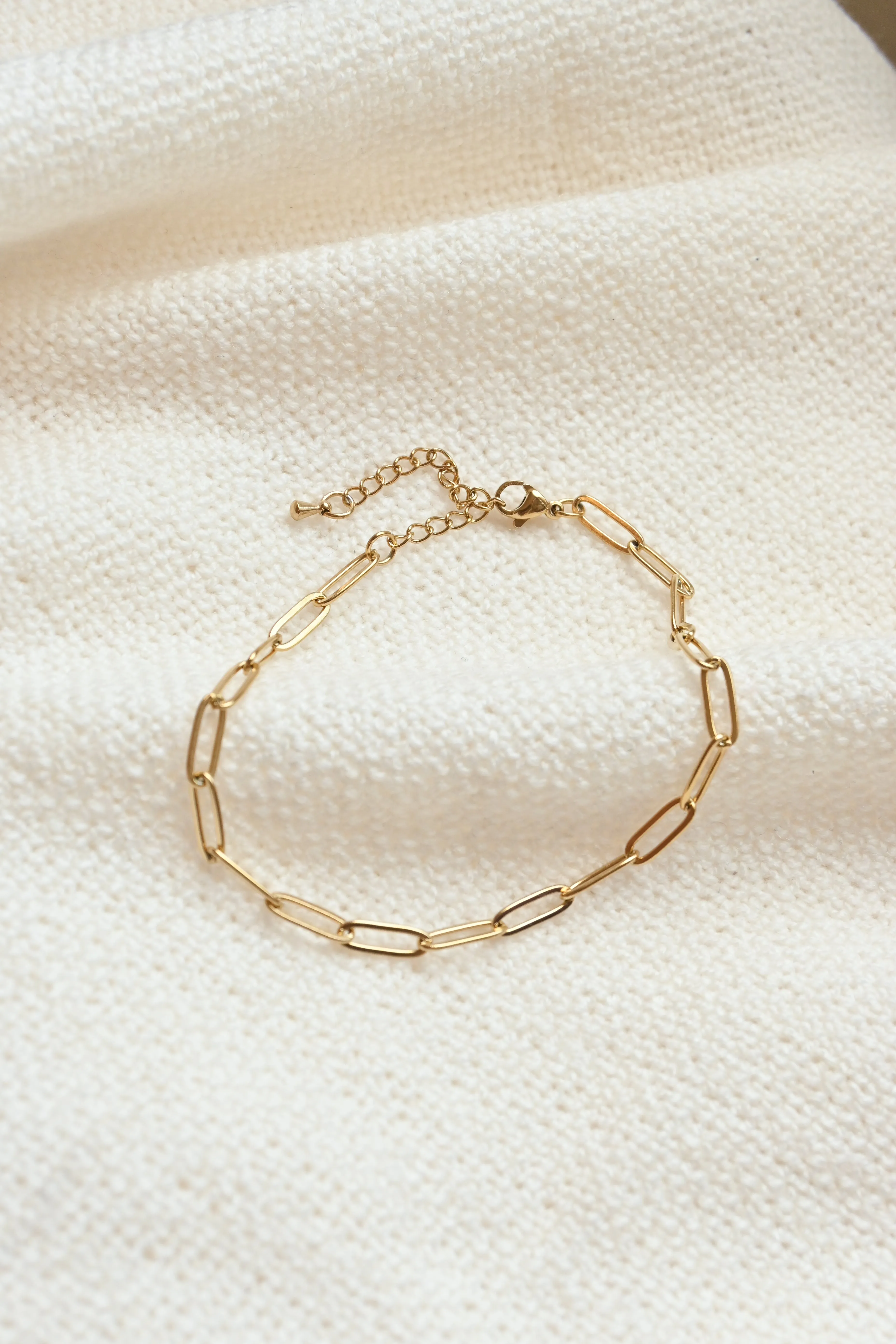 Paperclip Bracelet sold by Valencia Boutique