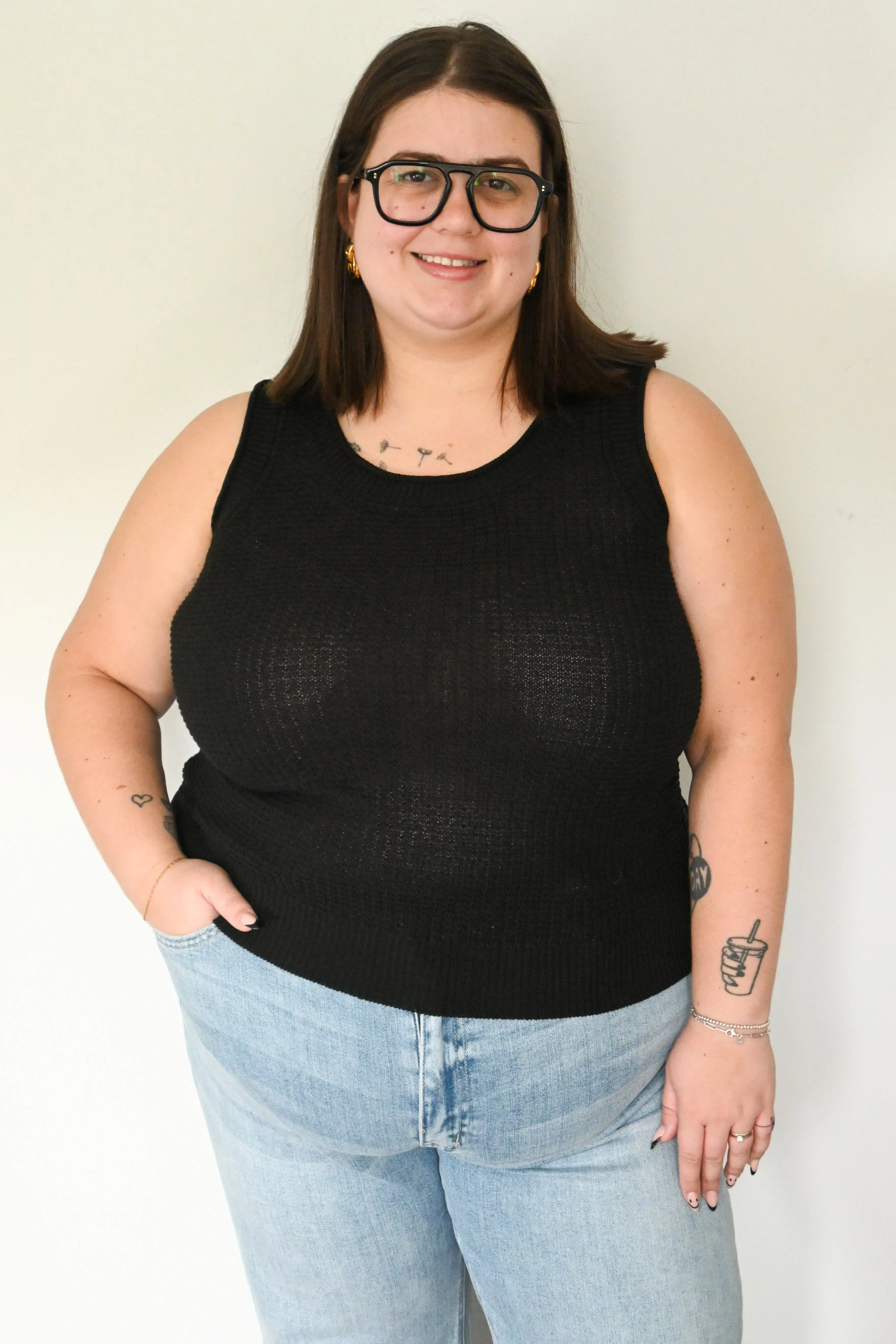 Sweater Knit Tank (S-3X) sold by Valencia Boutique product image thumbnail 2