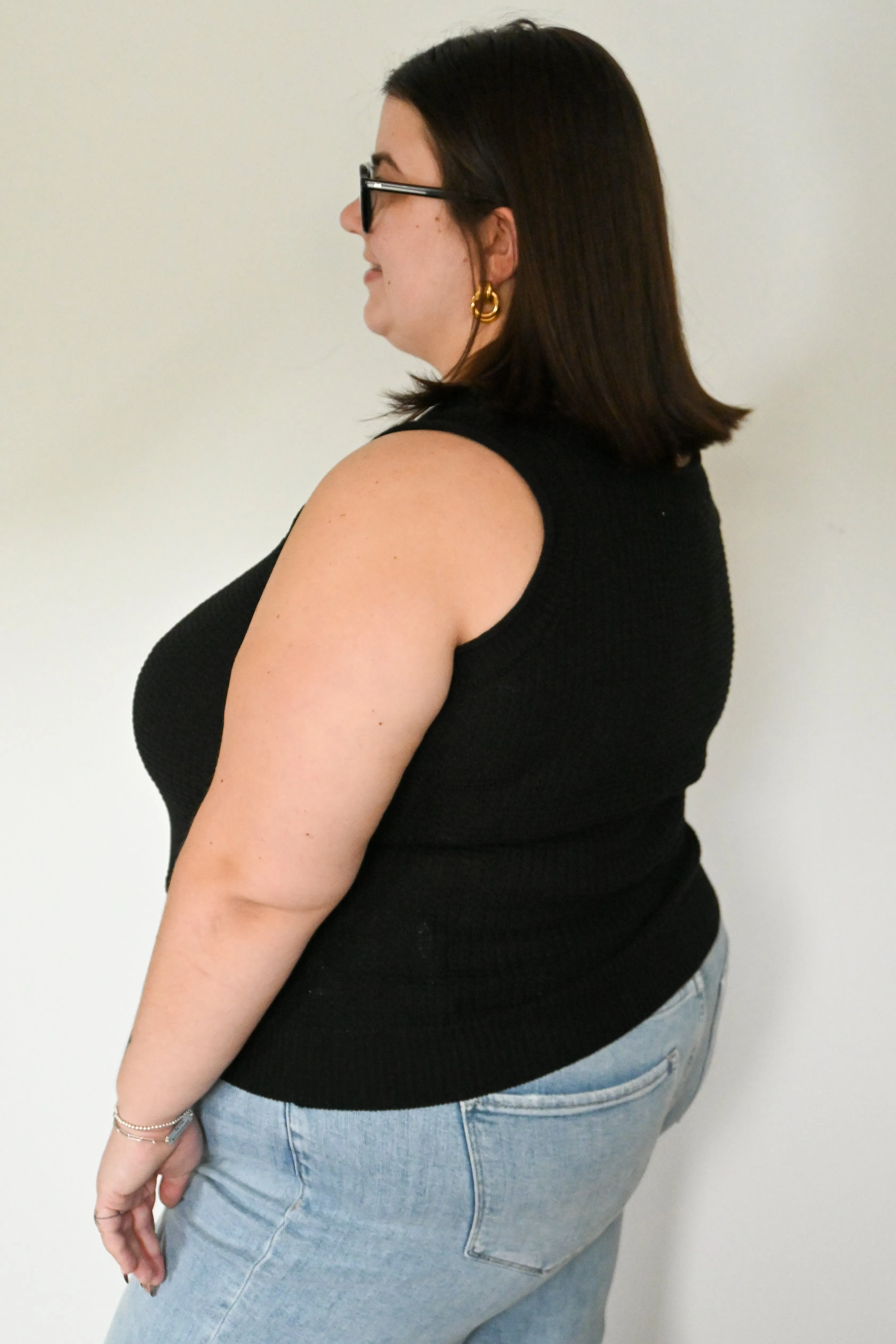 Sweater Knit Tank (S-3X) sold by Valencia Boutique product image thumbnail 3