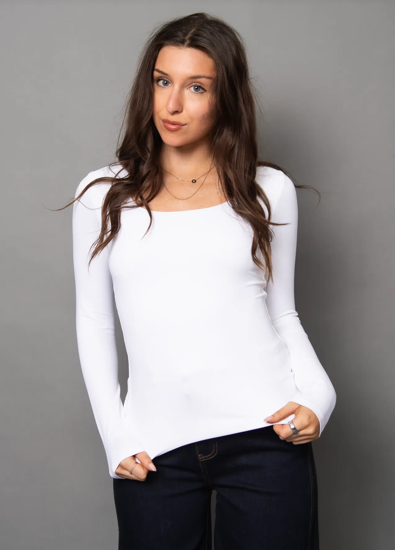 Mariana Long Sleeve Top (2 Colors) sold by Valencia Boutique product image thumbnail 3