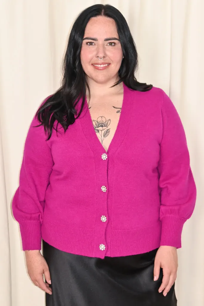 Super Soft Magenta Sweater (S-XXL) sold by Valencia Boutique product image thumbnail 5