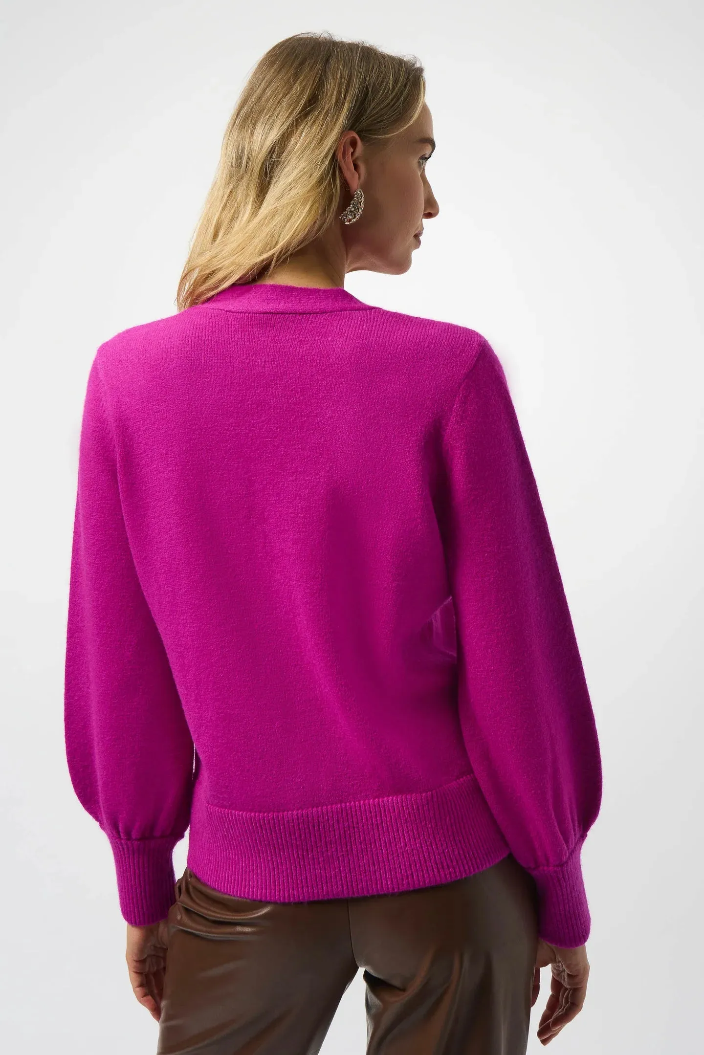 Super Soft Magenta Sweater (S-XXL) sold by Valencia Boutique product image thumbnail 2
