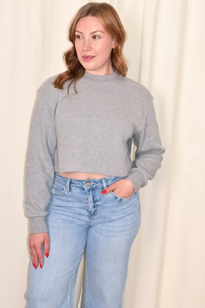 Waffle Boxy Tee (XS-XXXL) sold by Valencia Boutique product image thumbnail 3