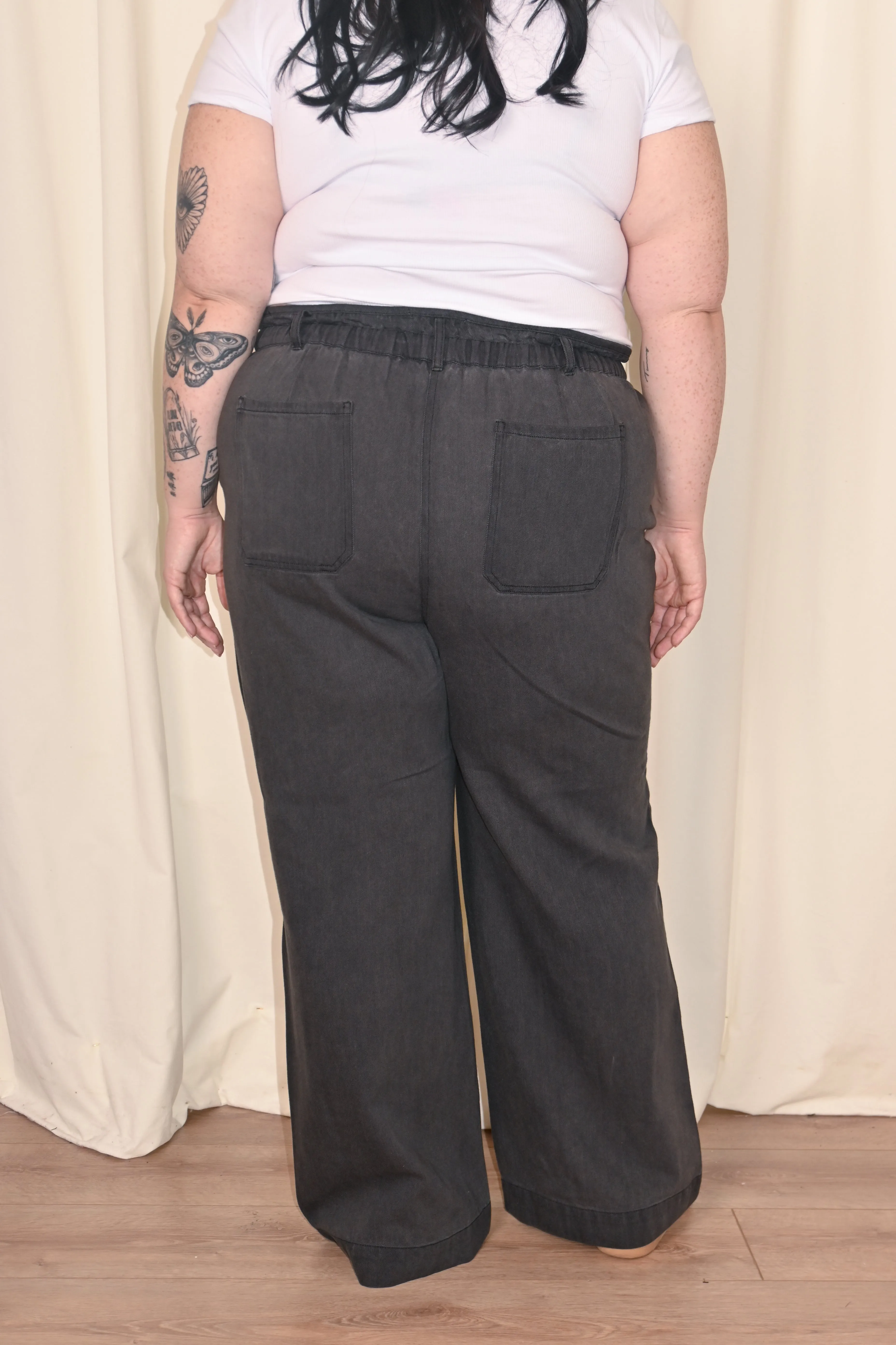 CURVE Wide Leg Denim Pant sold by Valencia Boutique product image thumbnail 3