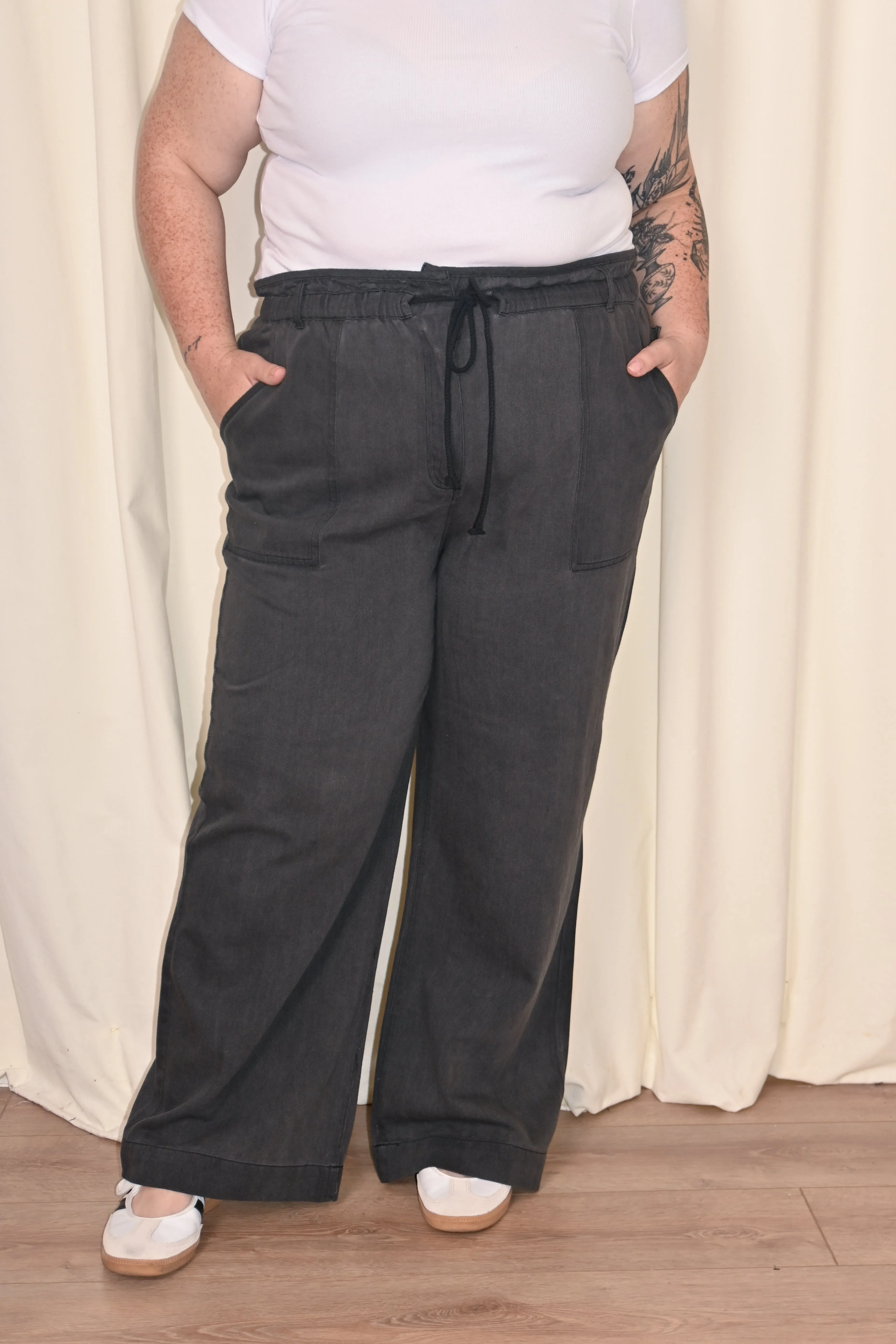 CURVE Wide Leg Denim Pant sold by Valencia Boutique product image thumbnail 2
