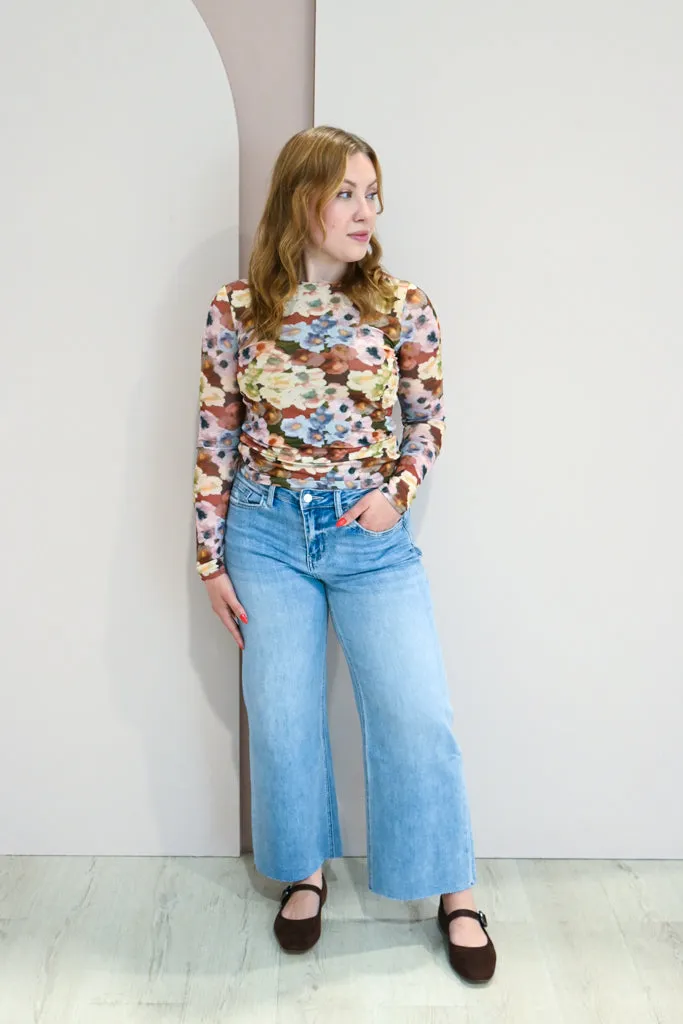 Mesh Floral Top sold by Valencia Boutique product image thumbnail 3