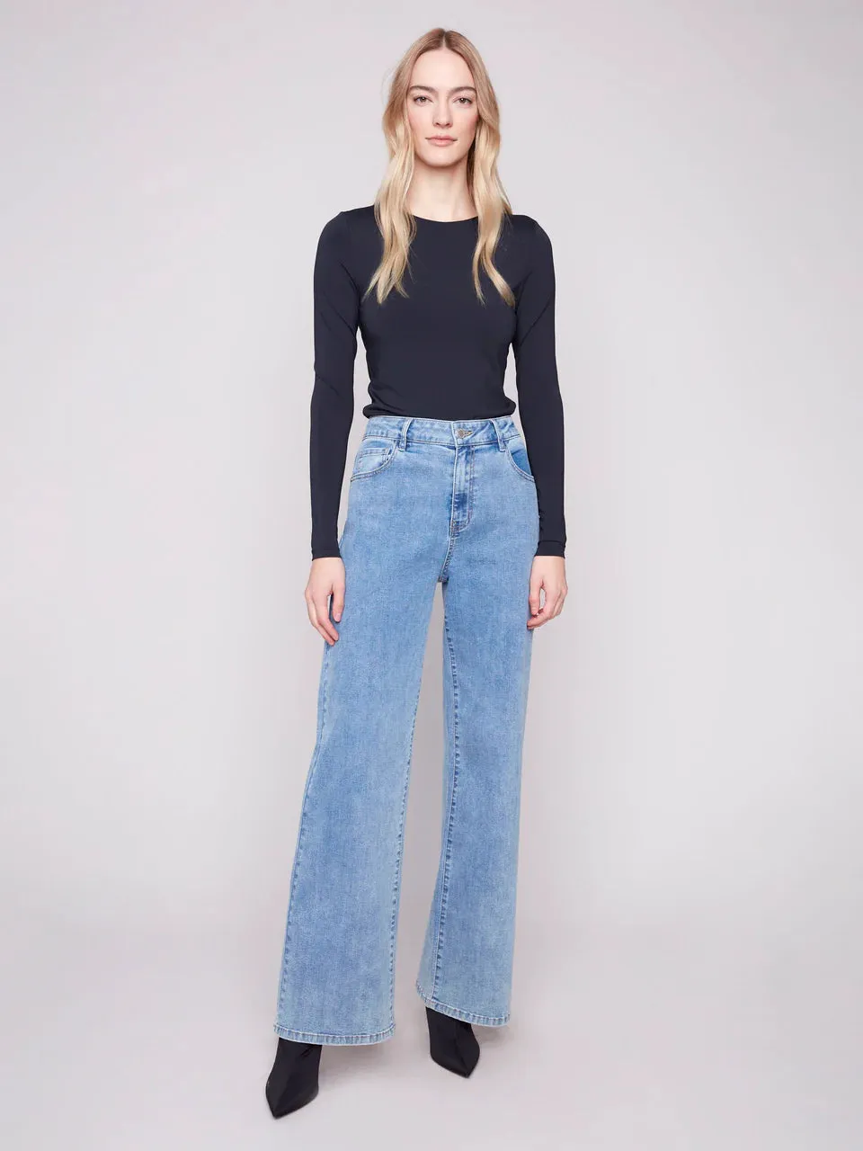 Jess Wide Leg Jeans sold by Valencia Boutique product image thumbnail 4