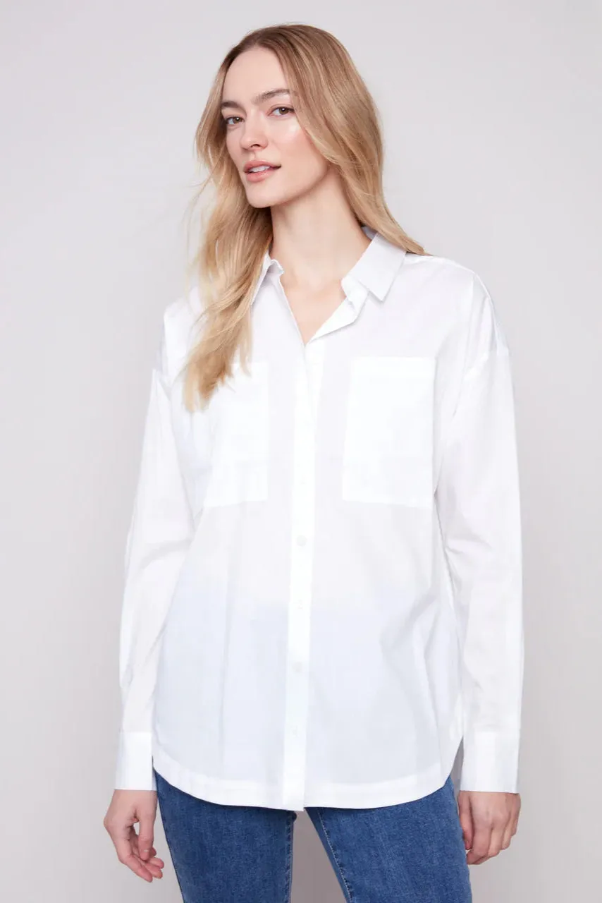 Cotton Button Up Shirt (S-XXL) sold by Valencia Boutique