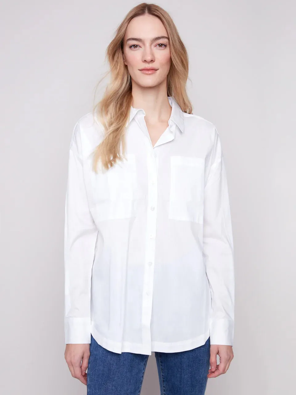 Cotton Button Up Shirt (S-XXL) sold by Valencia Boutique product image thumbnail 2