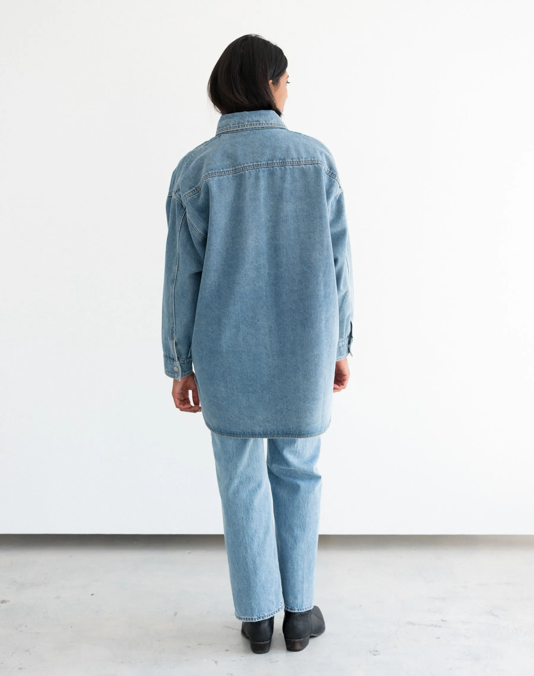 Shania Denim Jacket (S-3X) sold by Valencia Boutique product image thumbnail 3
