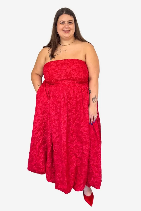 CURVE Ariel Jacquard Midi Dress sold by Valencia Boutique product image thumbnail 3