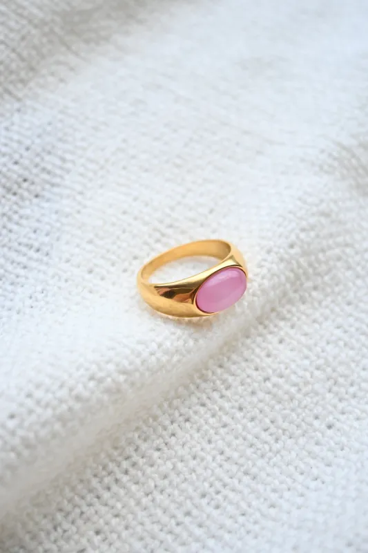 Pink Stone Ring (7-12) sold by Valencia Boutique