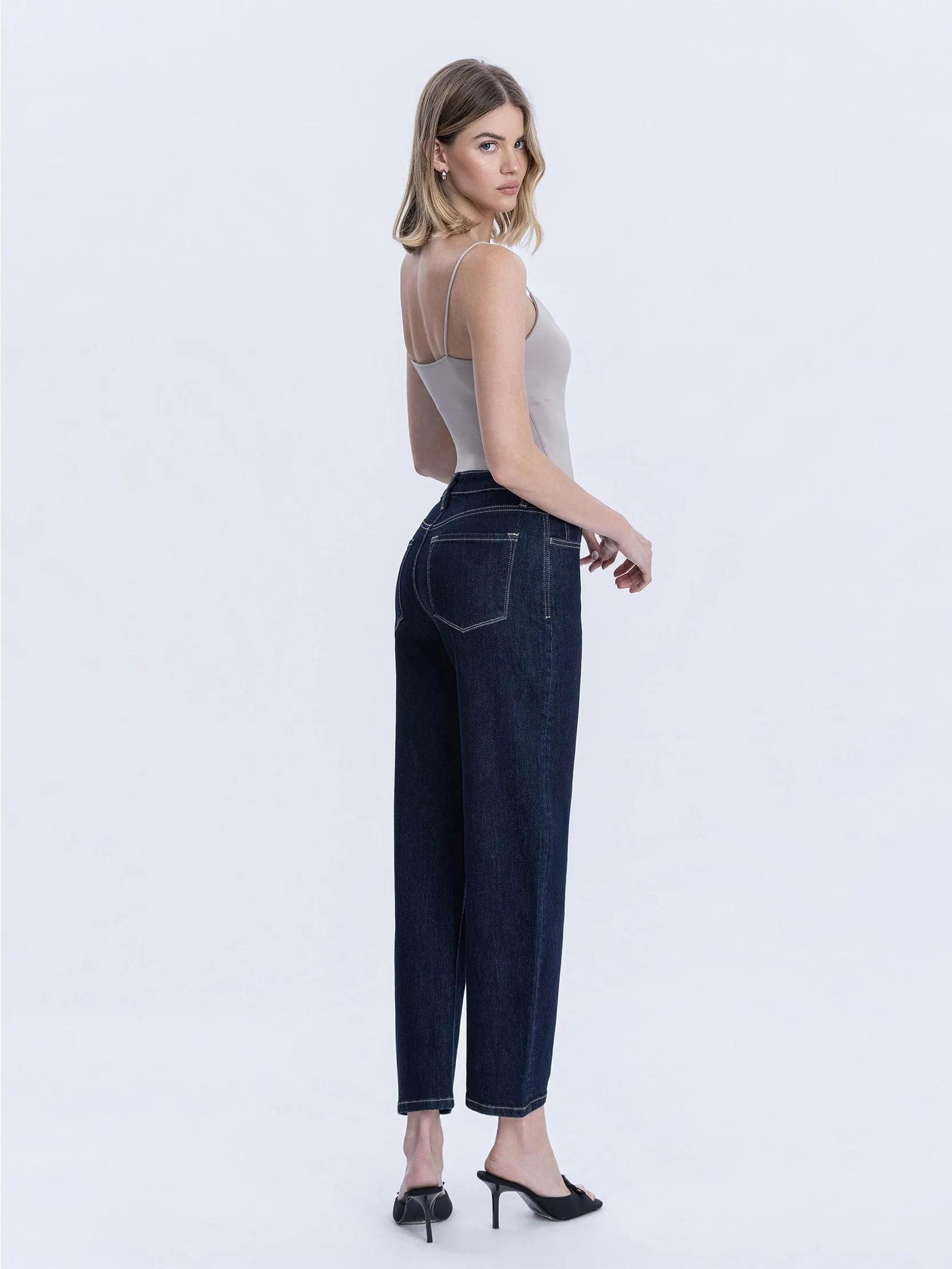 Bobby Slim Barrel Jean sold by Valencia Boutique product image thumbnail 4